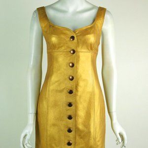 Free People 100% Leather Dress